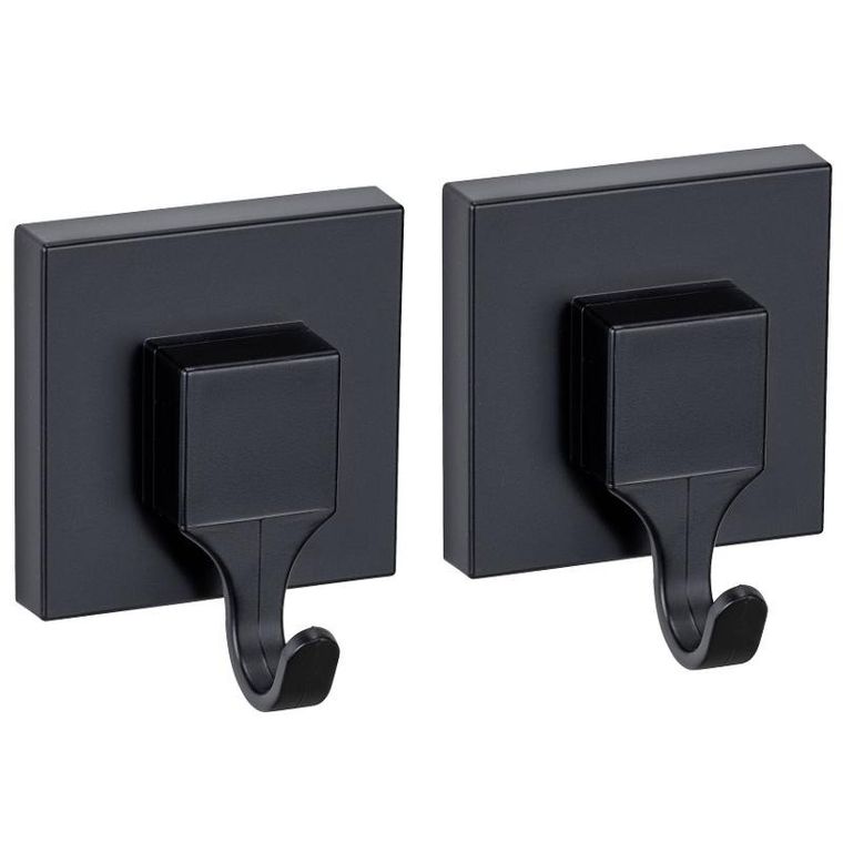 Wenko, zestaw 2 haczyków na ręczniki quadro, montaż bez wiercenia