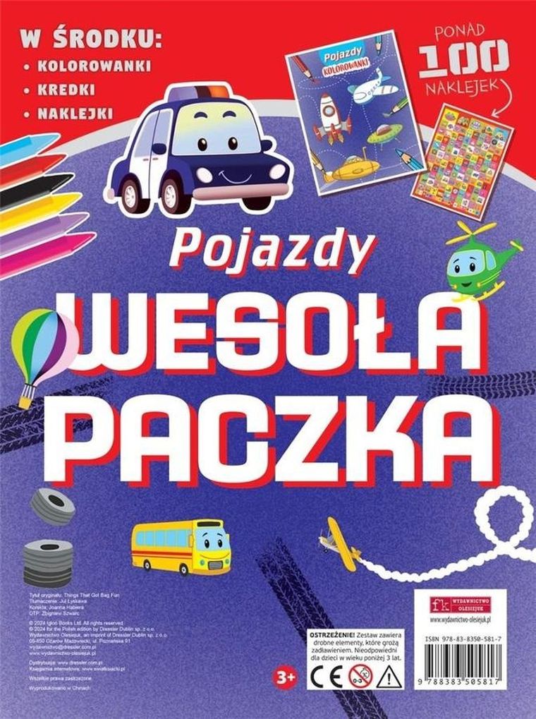 Wesoła paczka. Pojazdy
