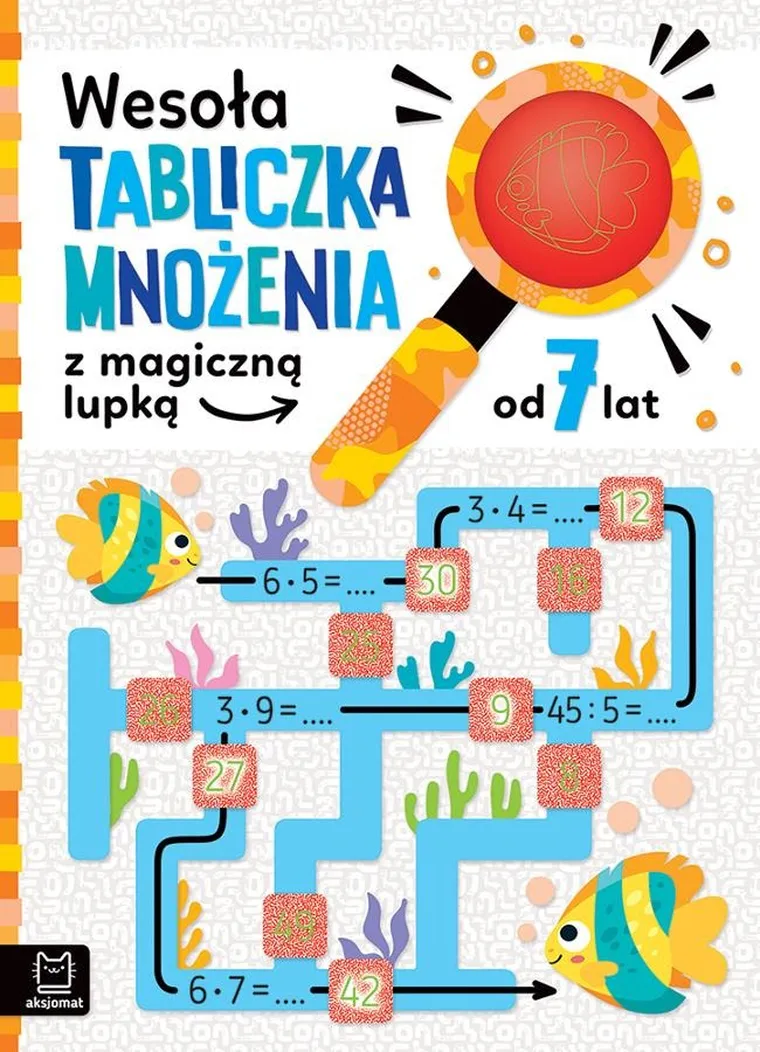 Wesoła tabliczka mnożenia z magiczną lupką od 7 lat