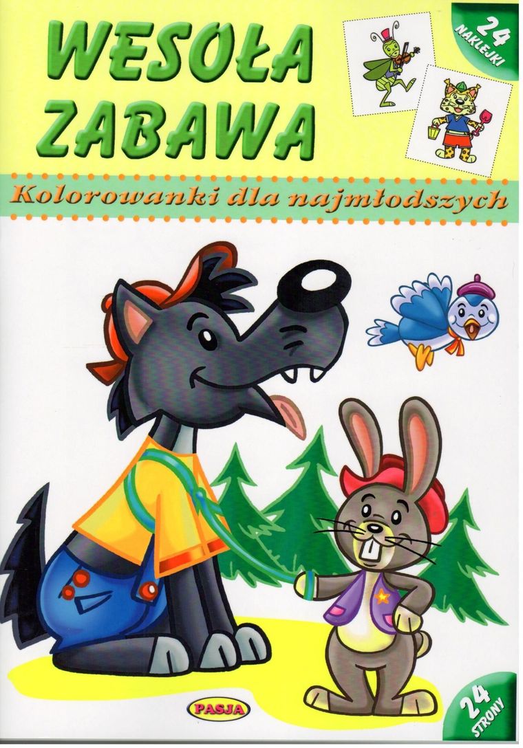 Wesoła zabawa. Kolorowanki dla najmłodszych