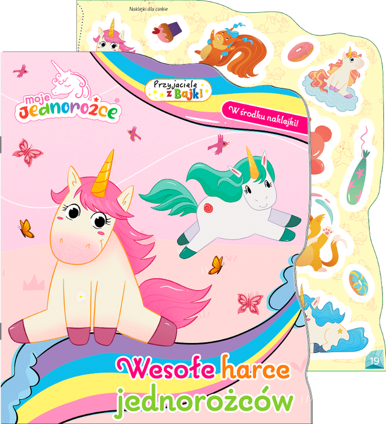 Wesołe harce jednorożców. Moje jednorożce. Przyjaciele z bajki