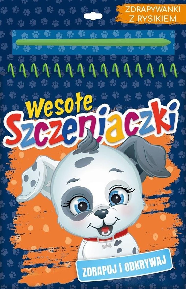 Wesołe szczeniaki. Dalmatyńczyk. Wydrapywanka