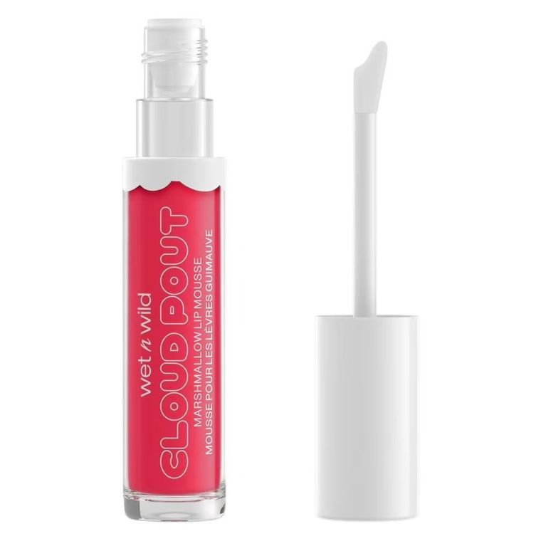 Wet n Wild, Cloud Pout Marshmallow Lip Mousse, matowa pomadka w płynie, Fluff You, 3 ml