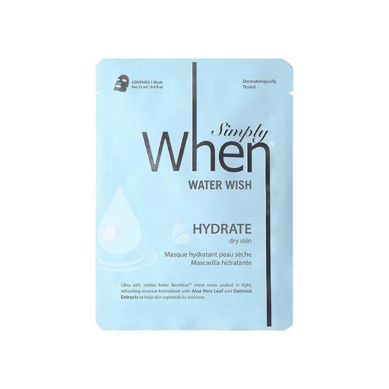 When, Simply, maska na twarz w płacie, Water Wish, 1 szt.