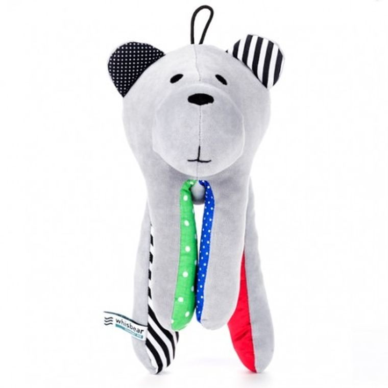 Whisbear - Szumiący Miś Classic, czerwień, zabawka uspokajająca