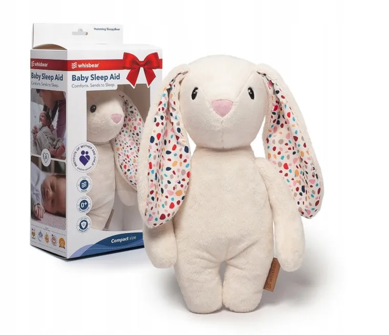 Whisbear, Felcia, Królik, szumiąca maskotka, ecru