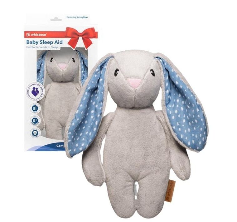 Whisbear, Felek, Królik, szumiąca maskotka, szara
