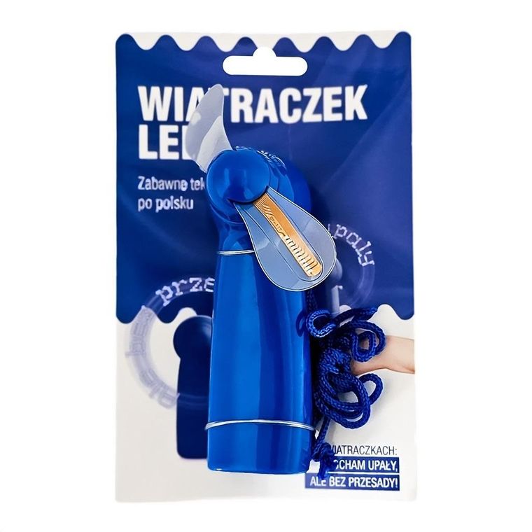 Wiatraczek LED, niebieski