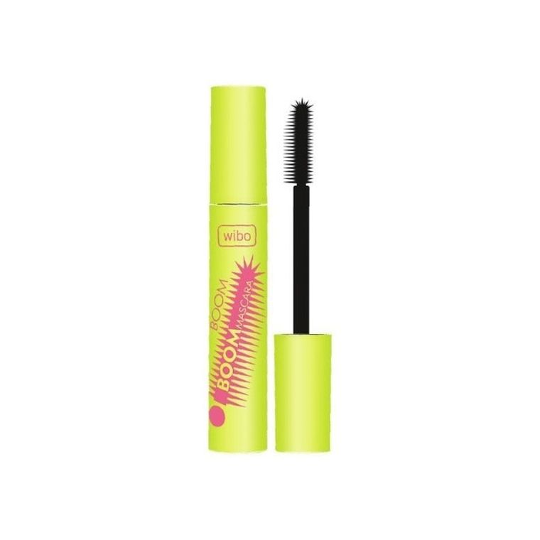 Wibo, Boom Boom Mascara, pogrubiająco-wydłużający tusz do rzęs, Black, 11g