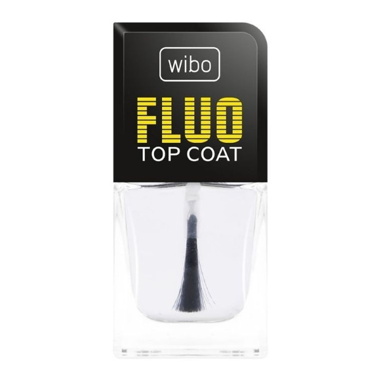 Wibo, Fluo Top Coat, bezbarwny top do paznokci, nr 8, 5 ml
