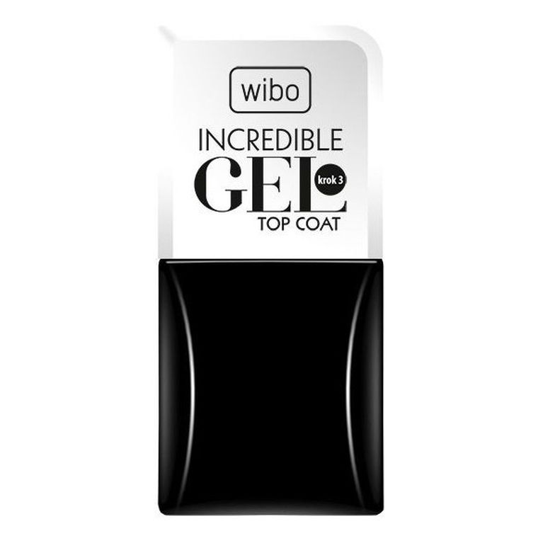 Wibo, Incredible Gel Top Coat, preparat utwardzający do paznokci, 8.5 ml
