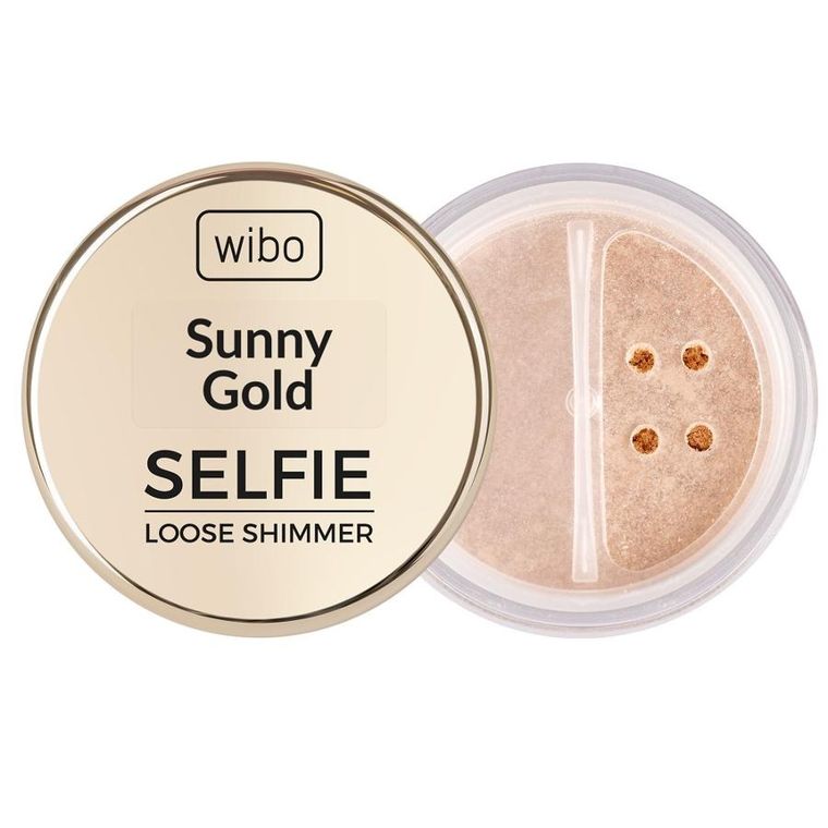 Wibo, Selfie Loose Shimmer, rozświetlacz do twarzy, Sunny Gold