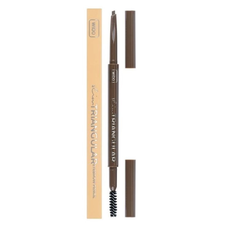 Wibo, Slim Triangular Eyebrow Pencil, trójkątna kredka do brwi, 1 Soft Brown