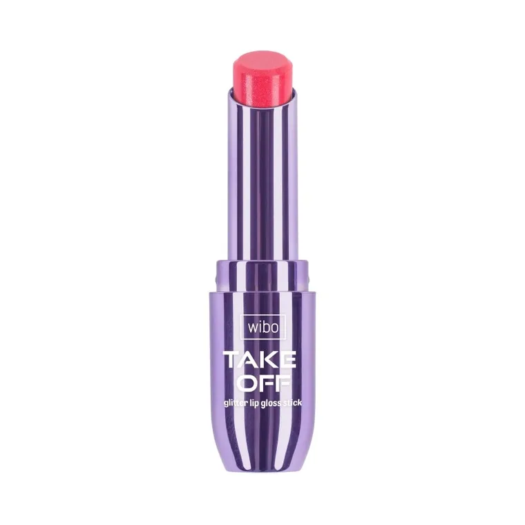 Wibo, Take Off Lipstick, brokatowa pomadka do ust, nr 01, 4g