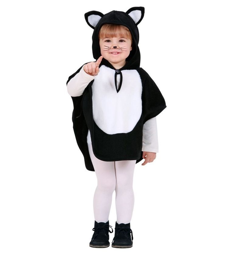 Widmann, kotek, poncho, strój dla dzieci, rozmiar 110/116