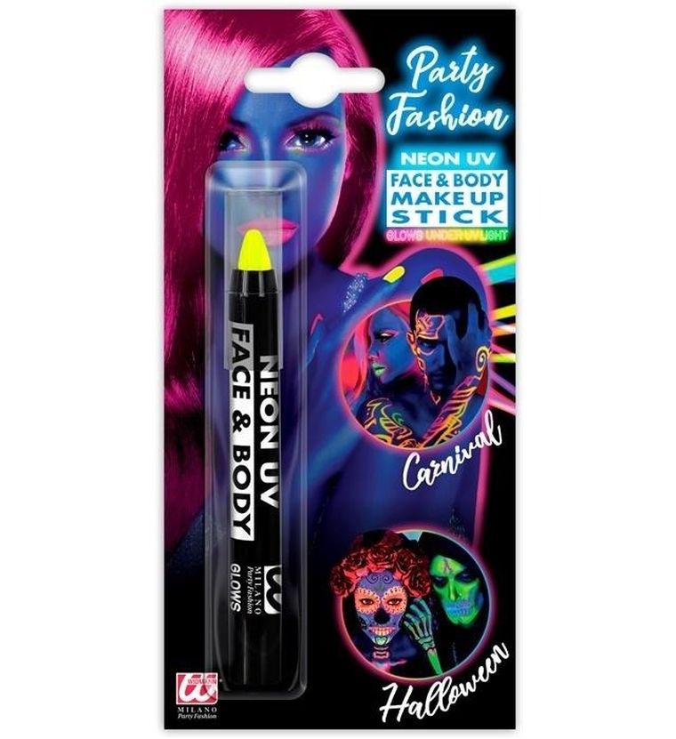 Widmann, kredka neonowa do makijażu, Aqua, żółta