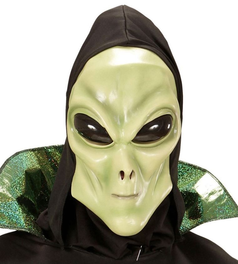 Widmann, maska ufo, krzyk