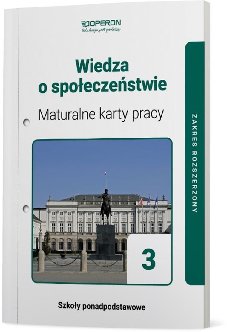 Wiedza o społeczeństwie maturalne karty pracy 3 liceum i technikum. Zakres rozszerzony