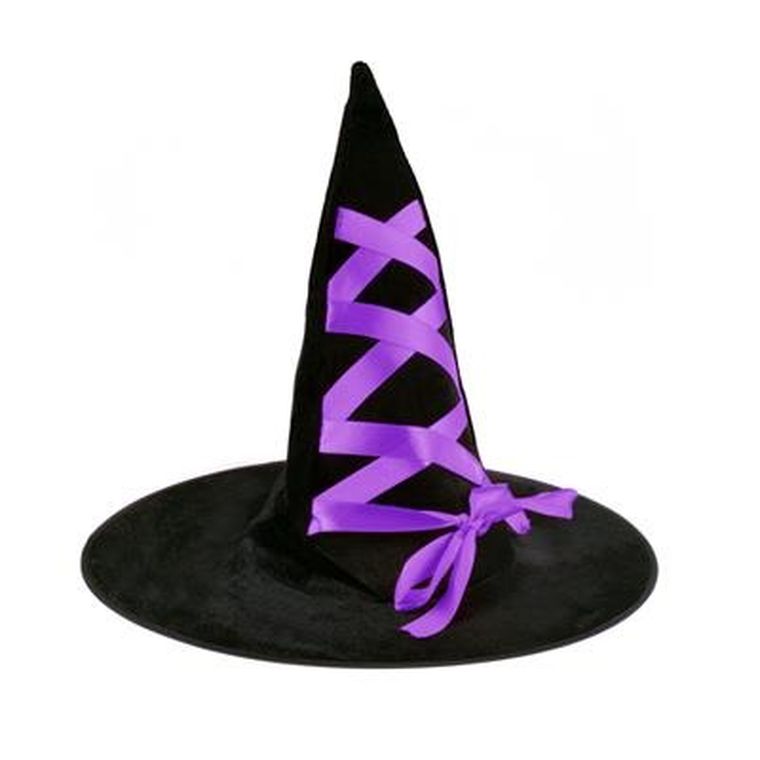 Wiedźma, kapelusz z wiązaniem