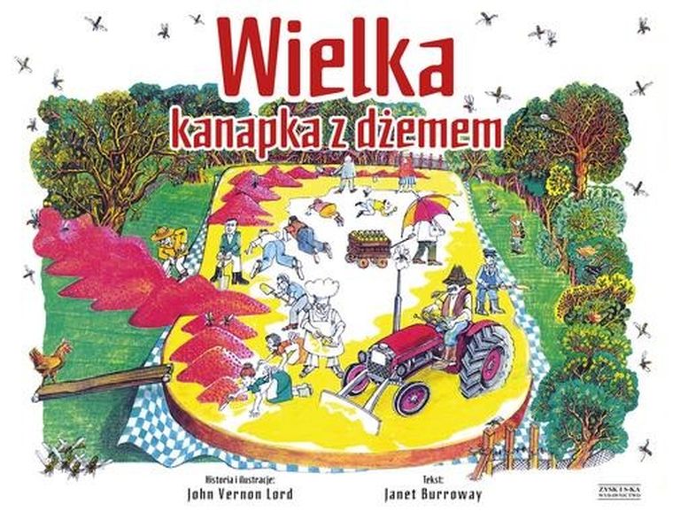 Wielka kanapka z dżemem