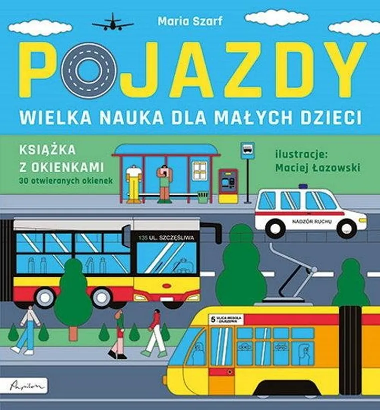 Wielka nauka dla małych dzieci. Pojazdy. Książka z okienkami