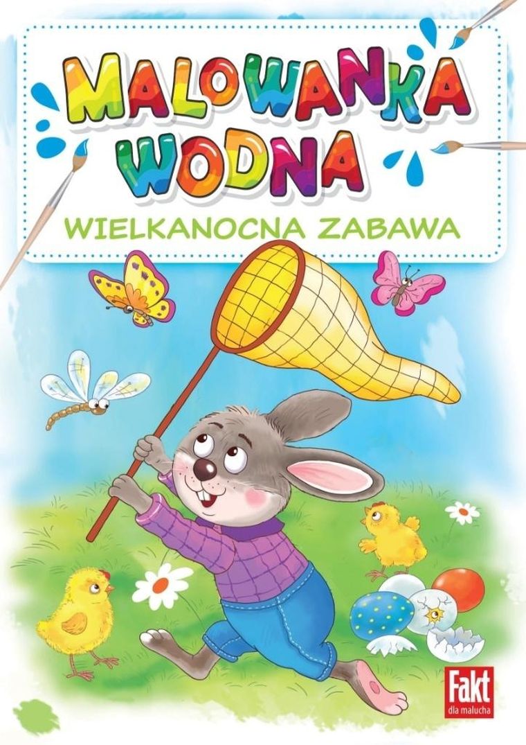 Wielkanocna zabawa. Malowanka wodna