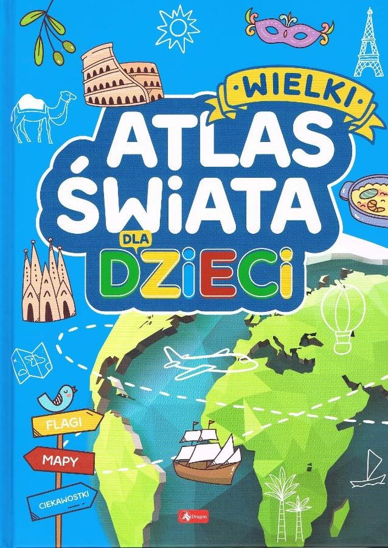 Wielki atlas świata dla dzieci premium