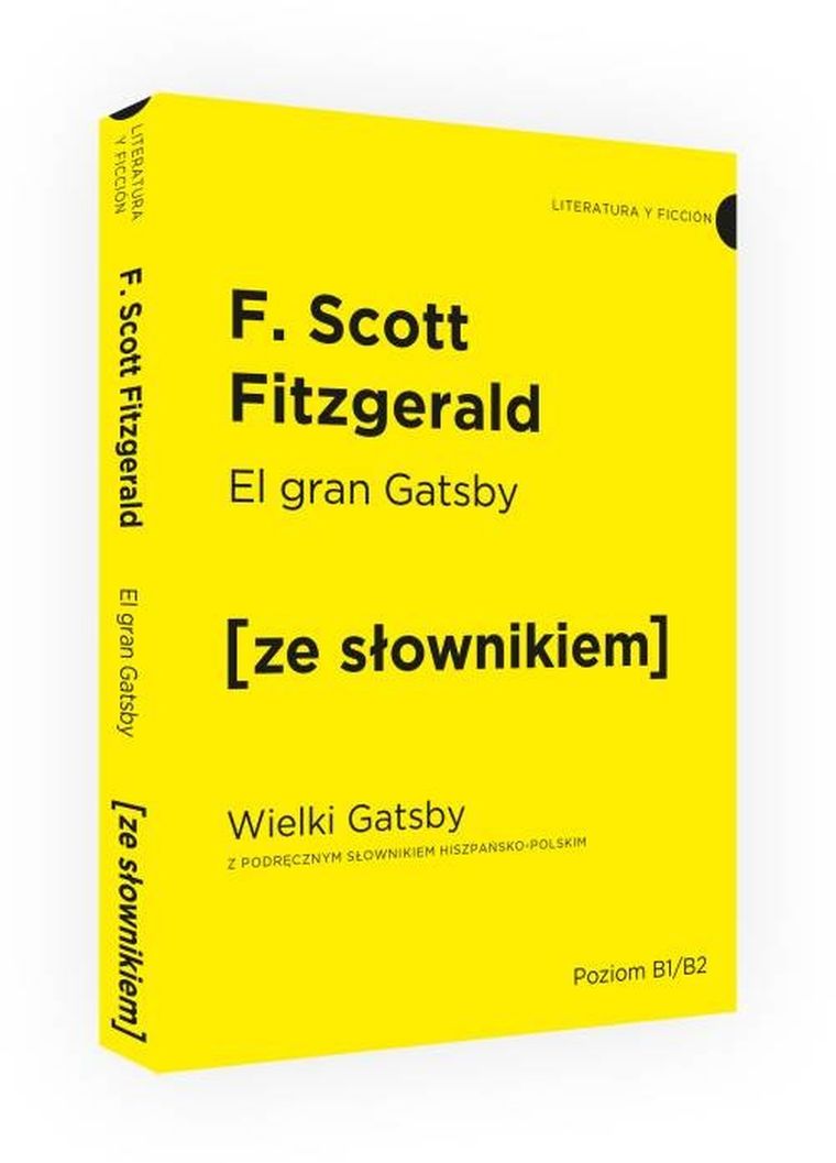Wielki Gatsby. Wersja hiszpańska z podręcznym słownikiem