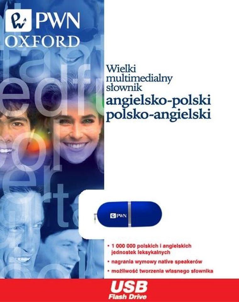 Wielki multimedialny słownik angielsko-polski polsko-angielski PWN-Oxford. Pendrive