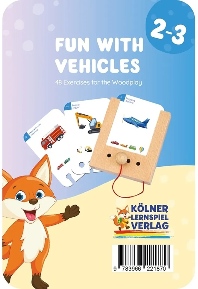 WiemTo, Rozpoznawania Pojazdów, karty edukacyjne, 2-3 latka