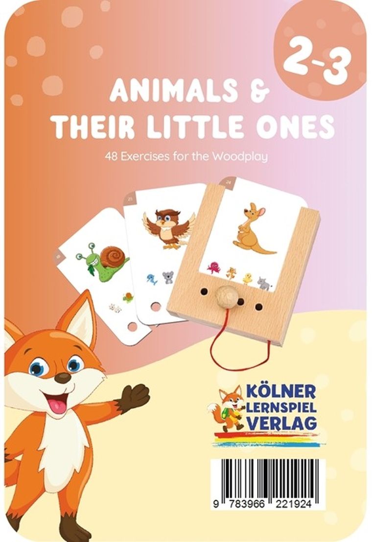 WiemTo, Zwierzęta i ich Dzieci, karty edukacyjne, 2-3 latka