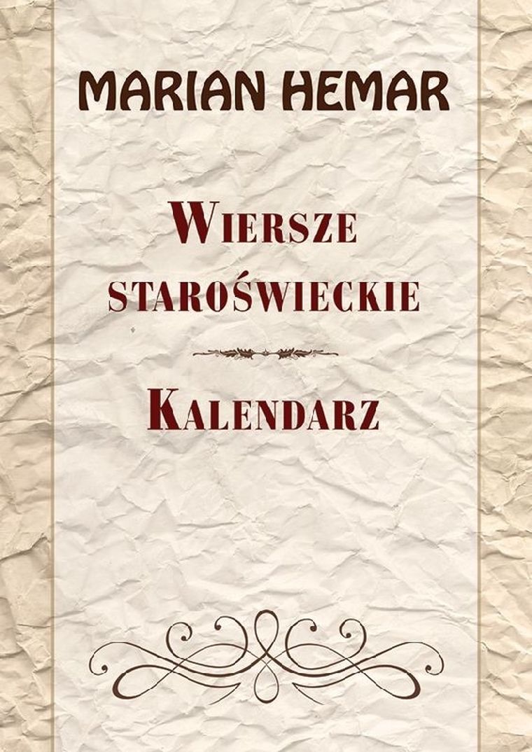 Wiersze staroświeckie. Kalendarz