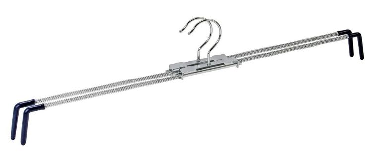Wieszak do spodni, srebrny, 2 szt.