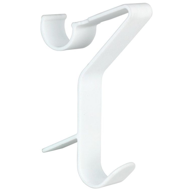 Wieszaki łazienkowe, Flexi, montowane do grzejnika rurowego, komplet 3 uchwytów z tworzywa sztucznego