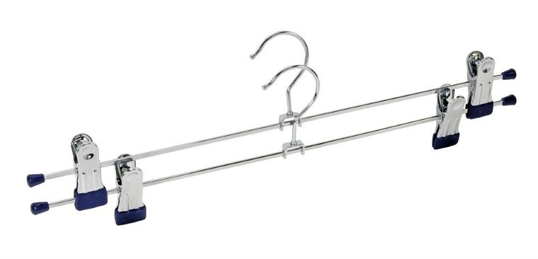 Wieszaki na ubrania ze spinaczami, 40 cm, 2 szt.