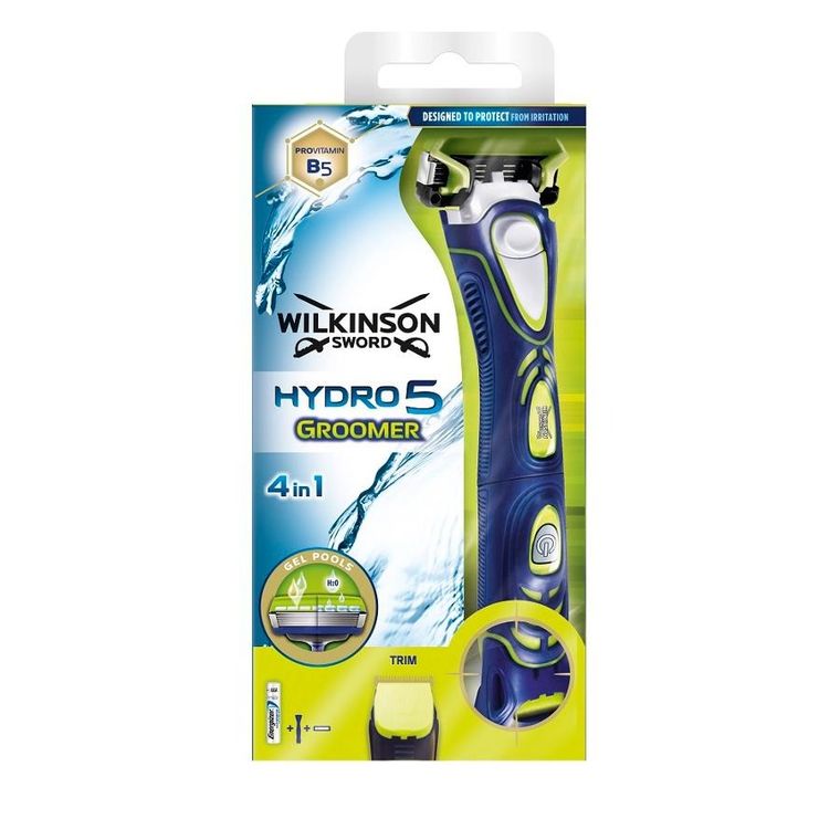 Wilkinson, Hydro, 5 Groomer, maszynka do golenia z wymiennymi ostrzami dla mężczyzn