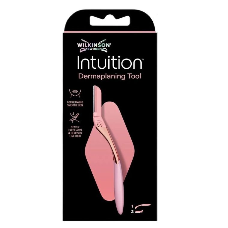 Wilkinson, Intuition Dermaplaning Tool, profesjonalne narzędzie do dermaplaningu + 2 zapasowe ostrza