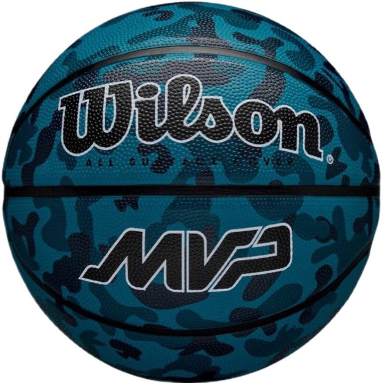 Wilson, MVP Camo, piłka do koszykówki, blue, rozmiar 5