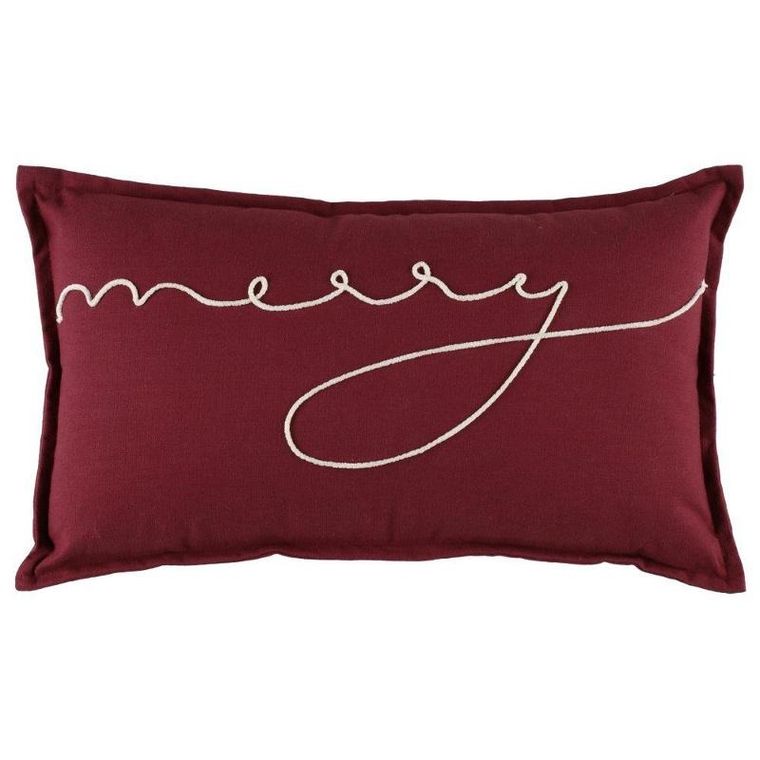 Winteria, poduszka dekoracyjna ze świątecznym napisem, 30-50 cm