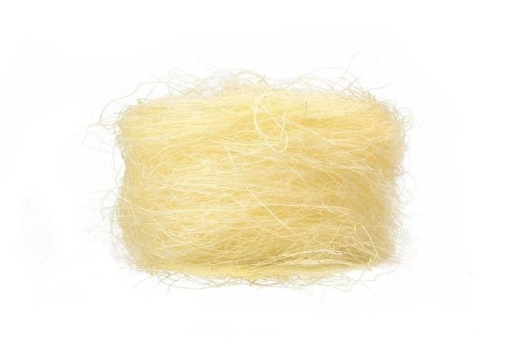 Wiosenny sizal dekoracyjny, kremowy