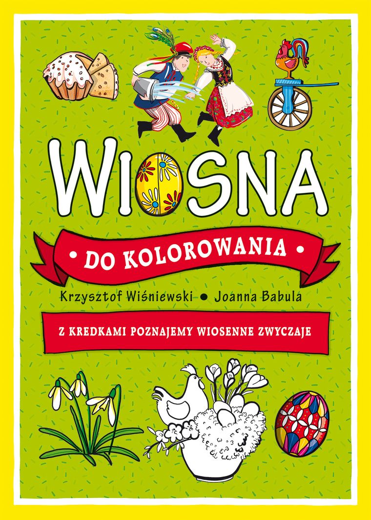 Wiosna do kolorowania