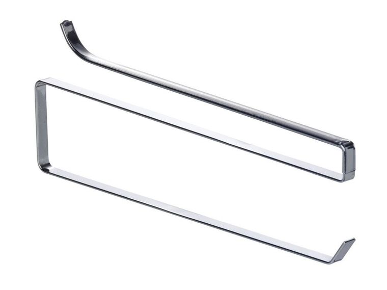 Wiszący uchwyt na ręcznik papierowy, stalowy, chromowany