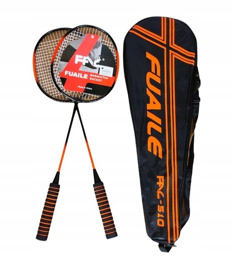 W&K, rakietki do badmintona w torbie, 2 szt.