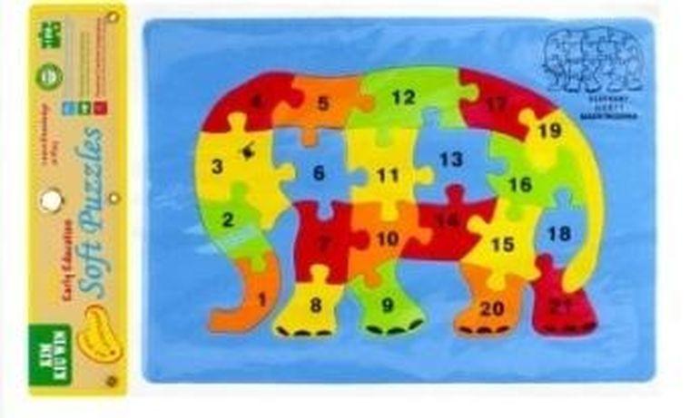 W&K, Słoń, puzzle piankowe