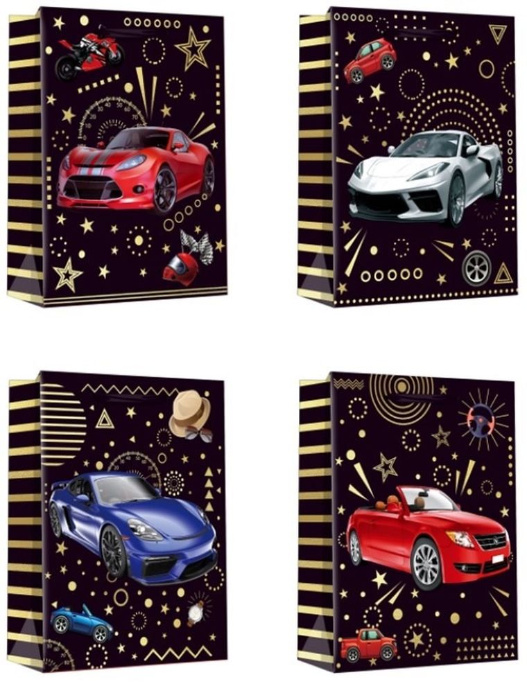 W&K, torebka prezentowa, 40-30-12 cm, zestaw 4 szt.