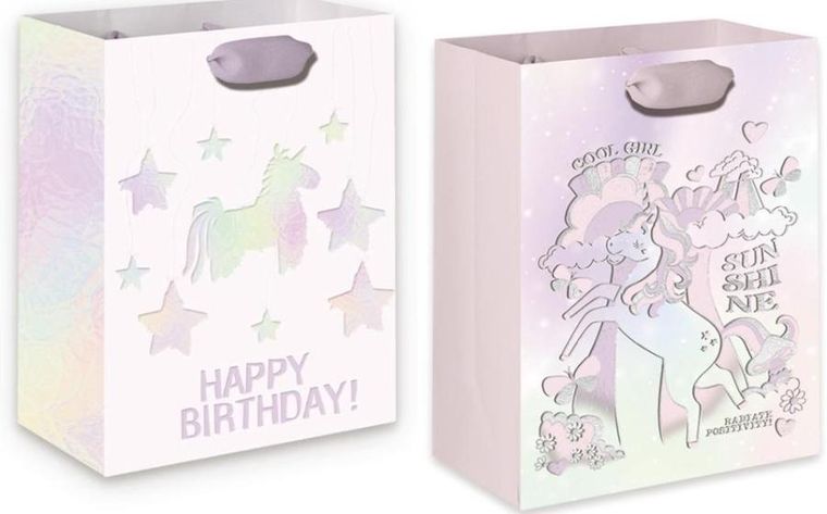 W&K, torebka prezentowa, Birthday, L, 1 szt.