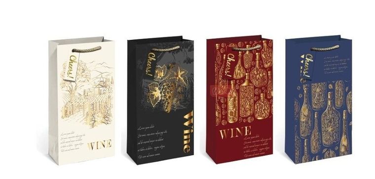 W&K, torebka prezentowa, butelkowa, 1 szt.