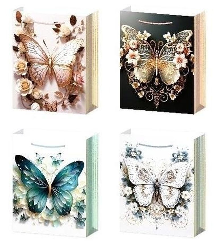 W&K, torebka prezentowa, Motyl, rozmiar XS