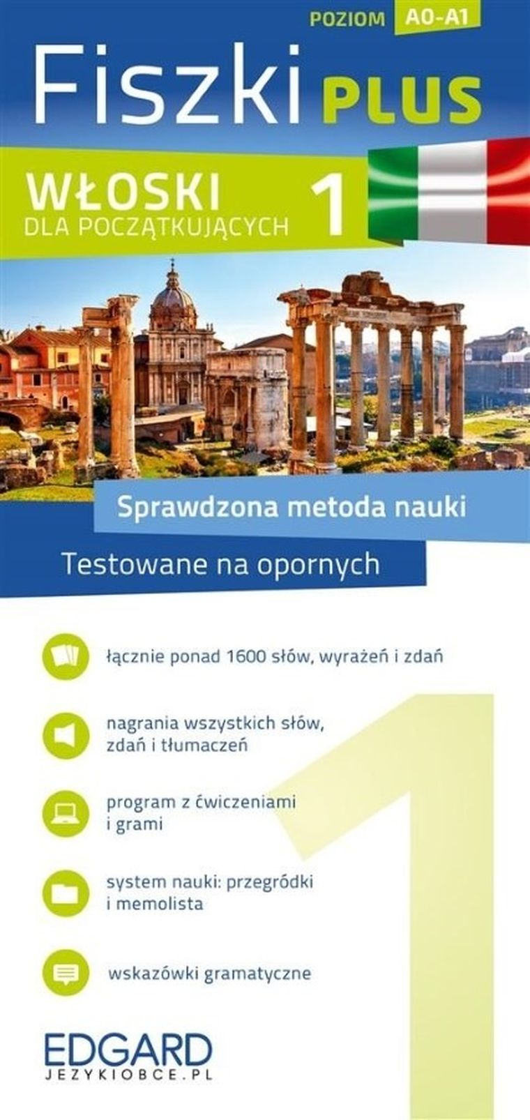 Włoski. Fiszki PLUS dla początkujących 1 — Edgard
