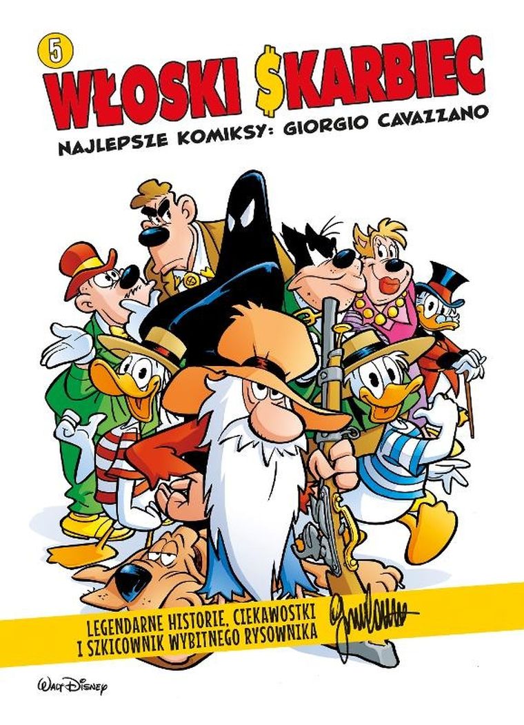 Włoski Skarbiec. Najlepsze komiksy. Giorgio Cavazzano. Kaczki. Tom 5